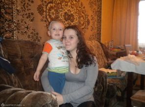 мы с сыночком,а дочка в животе)