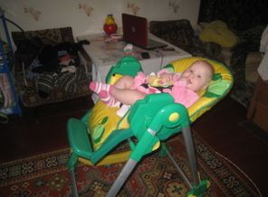 на стульчике