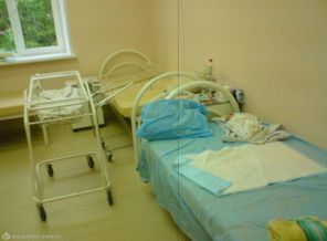 моя кровать в палате