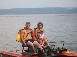 первые катания крохи по воде