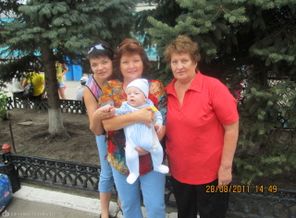 квартет голубоглазых(я,сын,мамуля и бабуля)