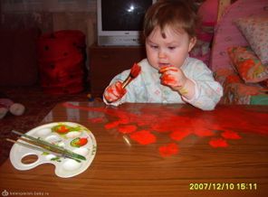 Знакомство с красным цветом