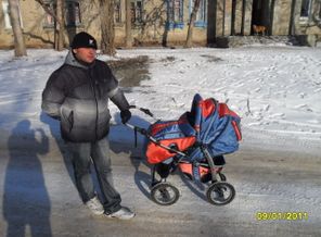 выгуливаем папу