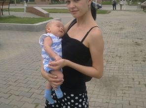 с Максимкой 01.07.12 (полтора месяца)